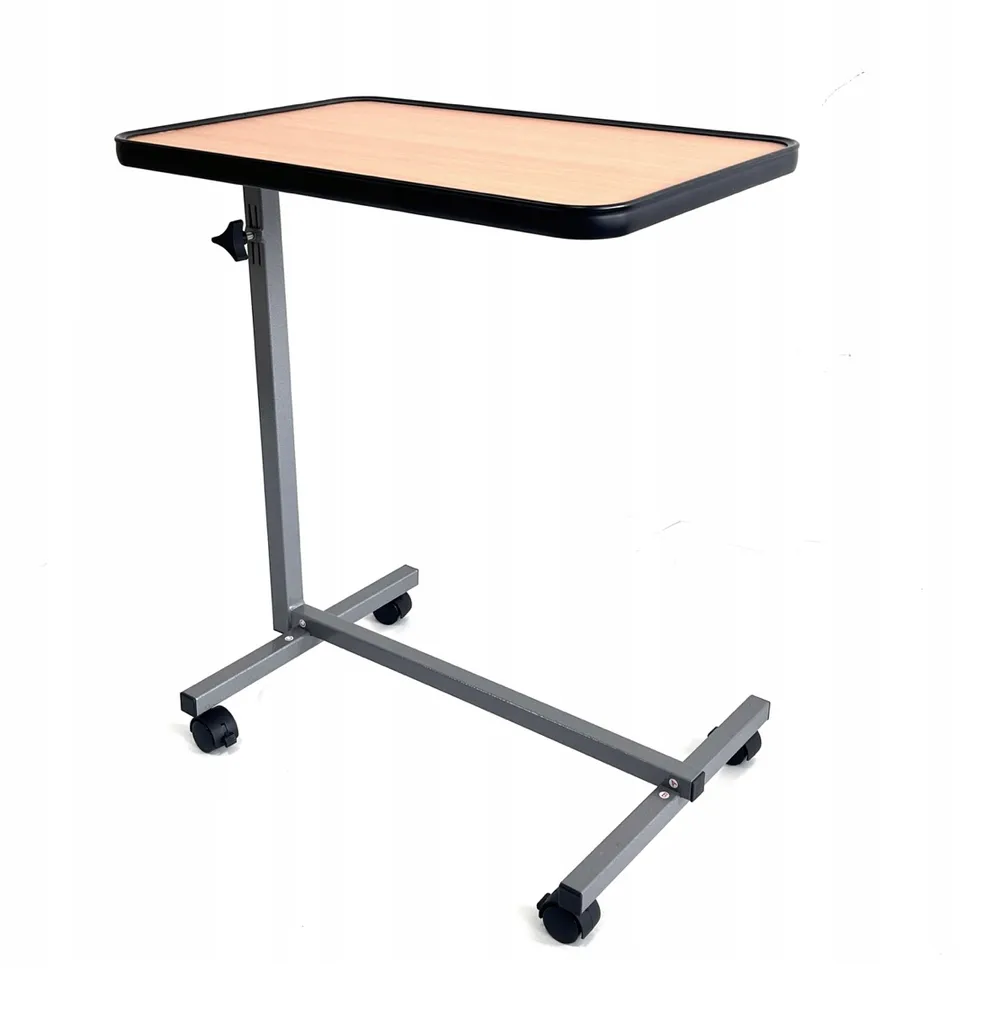 Table de lit médicale Mogil adaptable avec plateau réglable blanc