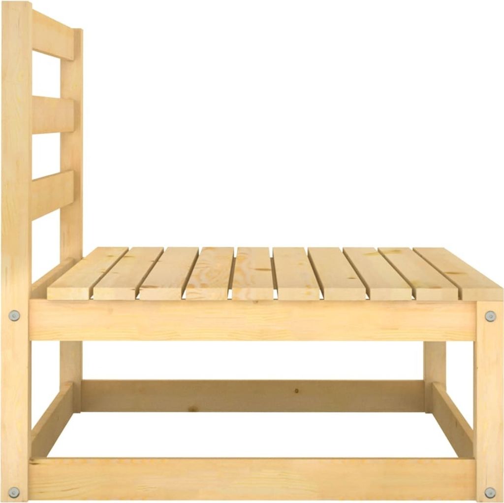 vidaXL 2-tlg. Garten-Lounge-Set Massivholz Kiefer Produktbild 6