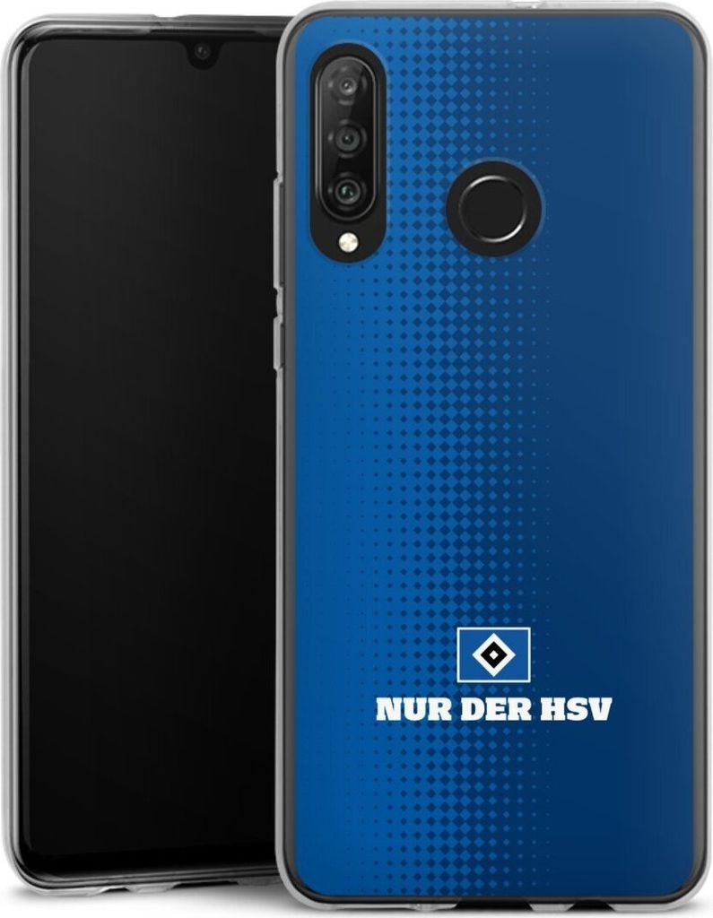 DeinDesign Handyhülle für Huawei P30 Lite Silikon Hülle Case Smartphone Schutzhülle HSV Logo Offizielles Lizenzprodukt