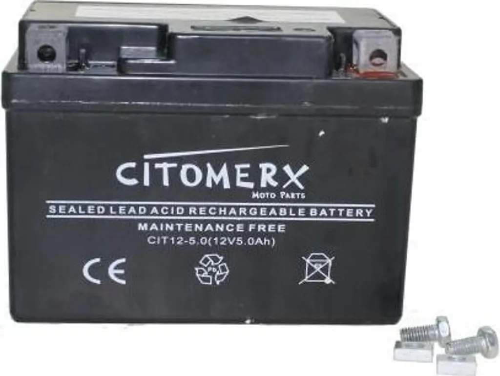 Batteria al gel CIT YTX4L, 12 V 3 Ah, polo positivo destro, DIN 50314