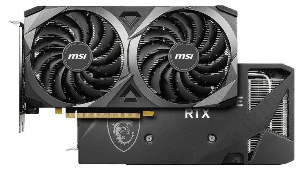 Carte graphique MSI RTX 3050 Ventus Dual Fan 8Go OC édition compacte