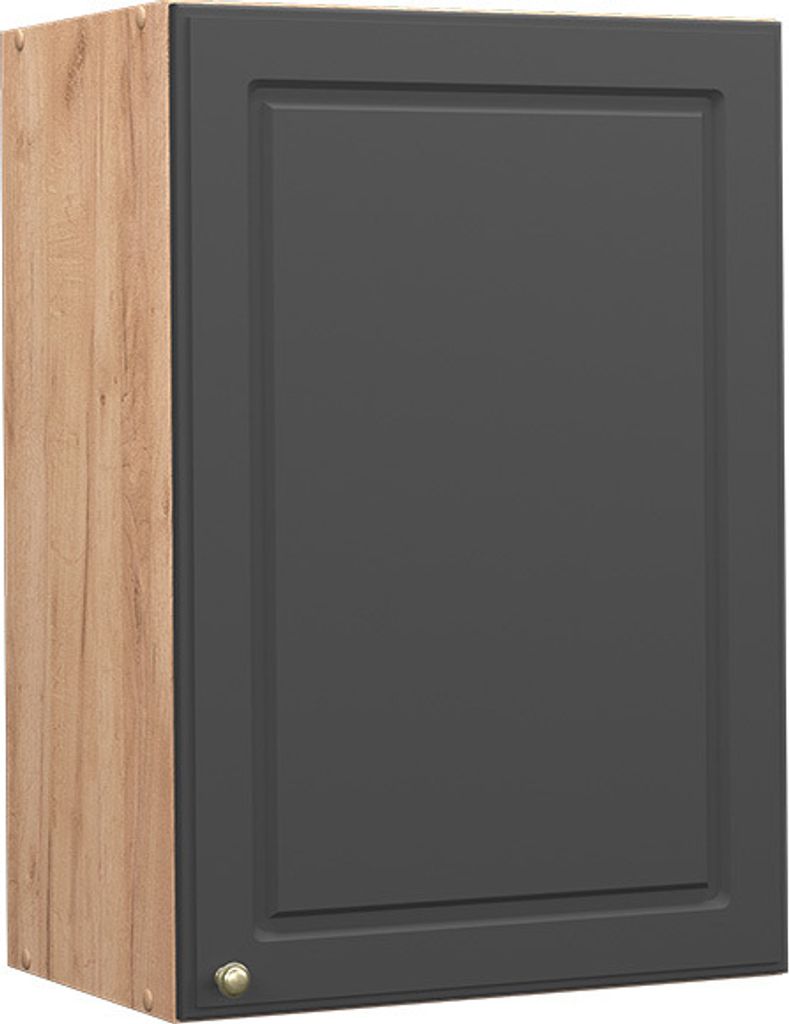 Hängeschrank Vicco Fame-Line Anthrazit-Gold 50 cm, Model Produktbild 
