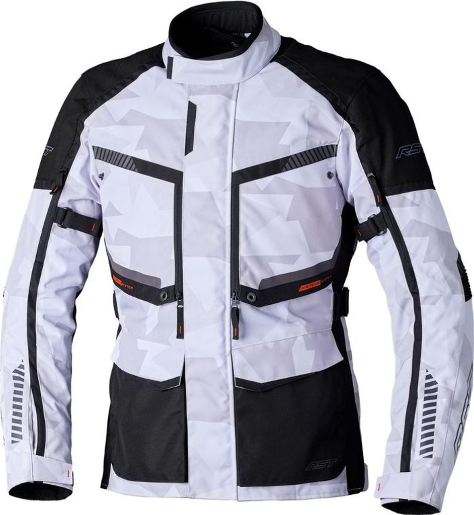 RST Maverick EVO CE Textil-Jacke Herren - Schwarz/Silber