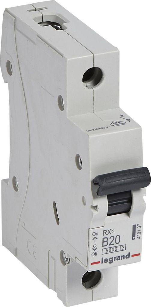Legrand RX3, Disjoncteur miniature, Type B, IP20, 210 - 250 Image du produit 