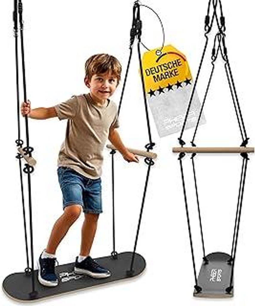 Skateboard Schaukel Outdoor Kinder - Langlebig, Wetterfest, Produktbild 