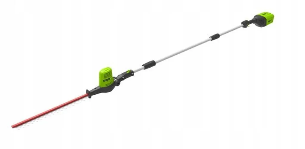 Taille-haie pour haies hautes Greenworks 60V GD60PHT51 idéal pour grands jardins - 2