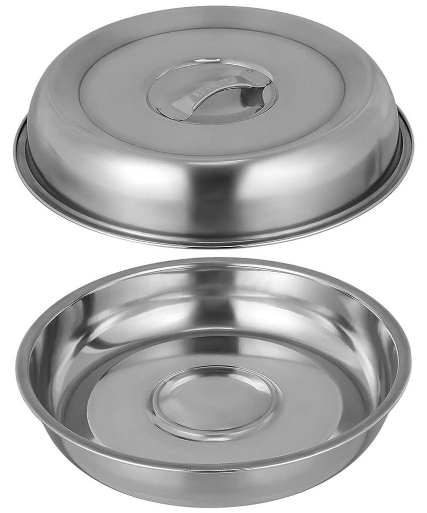 Lebensmittelabdeckungen für Hamburger (2 Stück), Steakabdeckungen, Tellerabdeckungen, Antikontaminationsabdeckungen, Küchenutensilien – 26 cm,...