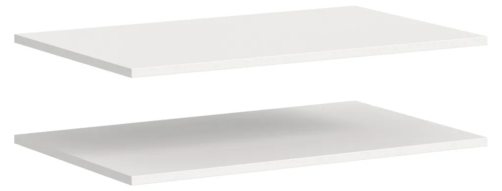 Rayonnage Karin 77x48cm pour Cellier et Garage - Lot de 2 Étagères Amovibles