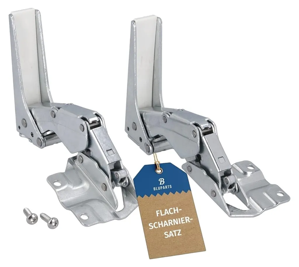 Bluparts 10090990 Set Charnières de Porte 12004051 pour Réfrigérateur