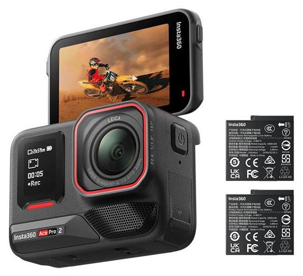 Insta360 Ace Pro 2, 8K Ultra HD, 50 MP, 240 fps, Wi-Fi, Zdjęcie produktu 