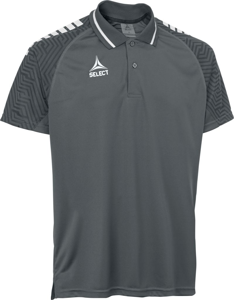 SELECT Monaco Polo-Shirt v24, Gr.S, grau weiss