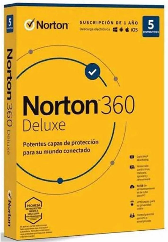 Norton 360 Deluxe, 1 Lizenz(en), 1 Jahr(e), Basis, Physische Medien