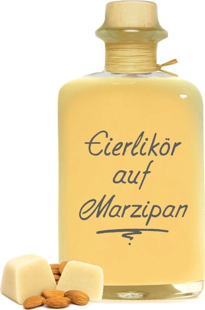 Eierlikör auf Marzipan 0,5L - Sehr sämig & süffig 20% Vol. Produktbild 