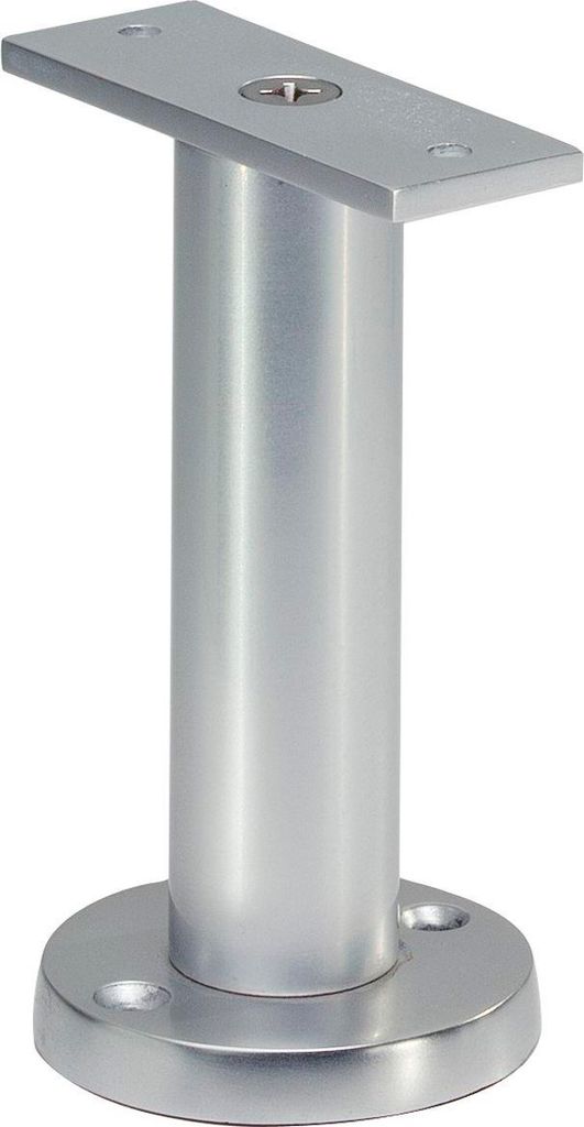Trennwandstütze gerade Auflage, Bodenabstand 100mm, Produktbild 