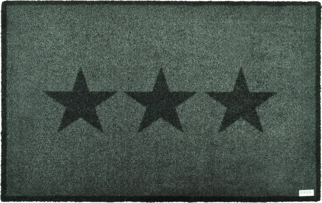 Tapis de sol antidérapant gris facile à nettoyer pour sols glissants