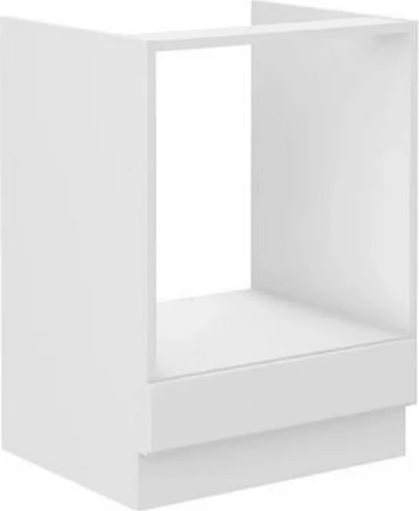 Meuble four 60 cm FRYZIA blanc : Intégration parfaite et montage facile
