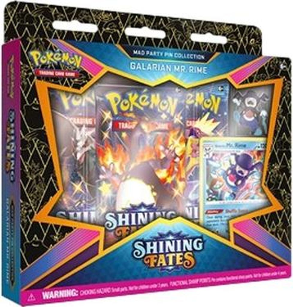 Pokemon Shining Fates: Galarian Mr. Rime Mad Party Collection
