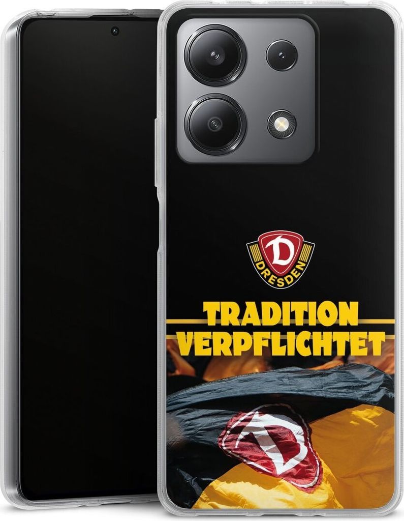 DeinDesign Handyhülle für Xiaomi Redmi Note 13 5G Silikon Hülle Case Smartphone Schutzhülle Fanartikel SG Dynamo Dresden SGD