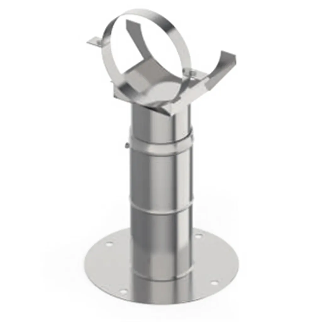 Gefest Stal Support Télescopique Ø 200 mm Longueur 400 mm à 750 mm