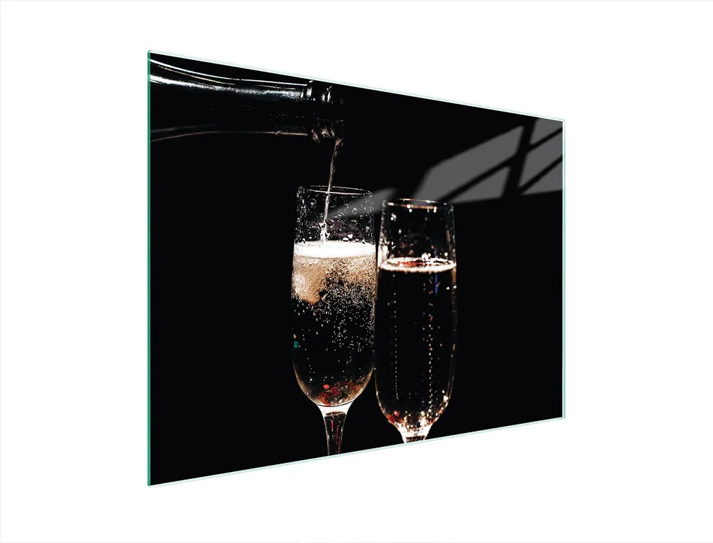 Tagliere Vetro Temperato 40x30 cm Vino - Igiene Totale in Cucina