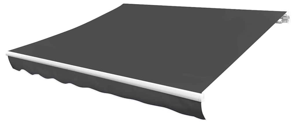 vidaXL Náhradný materiál na markízu, sivý, 380x295 cm, Obrázok produktu 