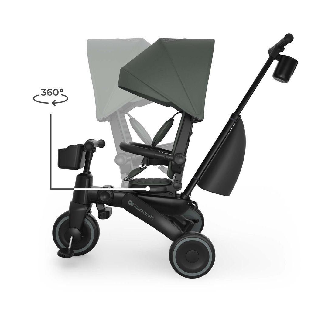 Tricycle Kinderkraft Jazz³ vert Image du produit 