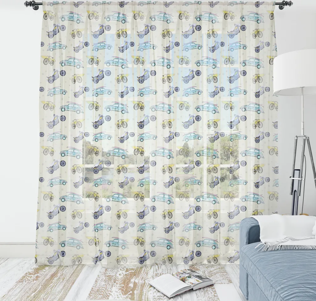 Tessuto Parete Hawaiano Retrò 274x274 cm - ABAKUHAUS Raso Multicolore