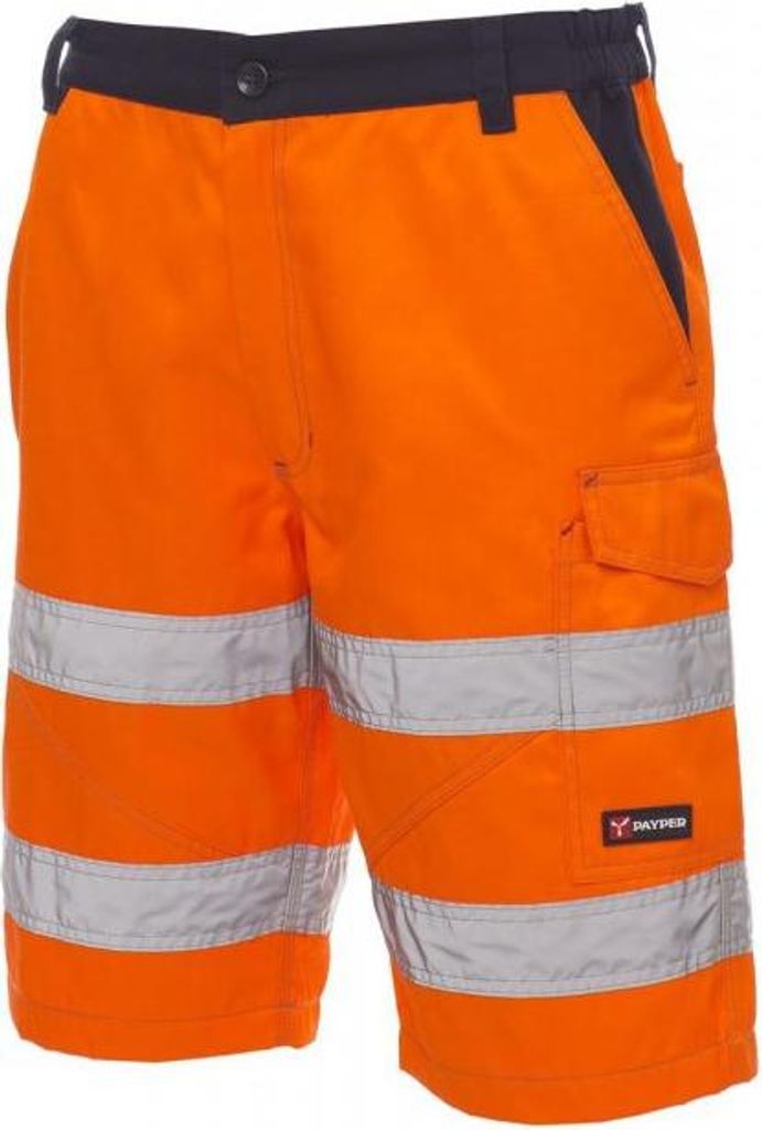 Herren Bermudashorts "CRAFT" - Payper Fluoorange/Marineblau S