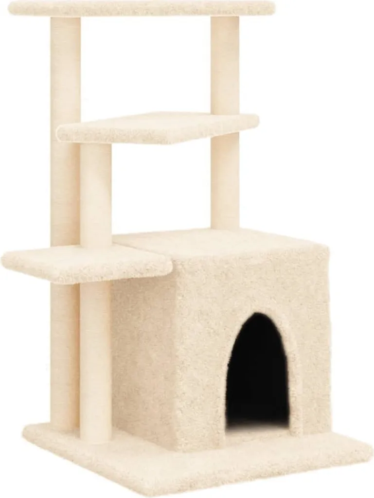 Graffiatoio Tiragraffi Sisal Crema 83,5 cm - Proteggi Divano e Mobili