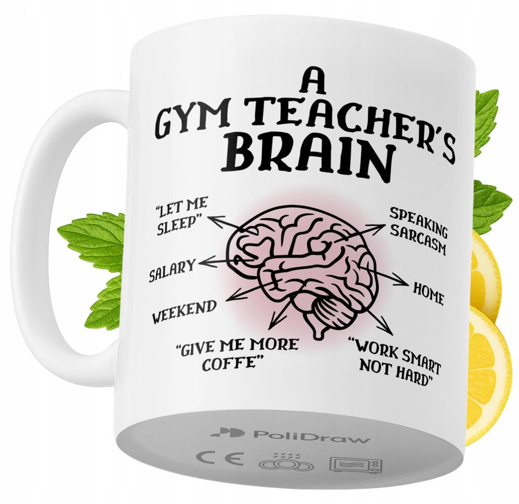 Lustige Tasse für Sportlehrer - Kaffee- oder Teetasse mit witzigem Textdesign - ideal für Geburtstage, Namenstage, Feiertage und besondere Anläs...