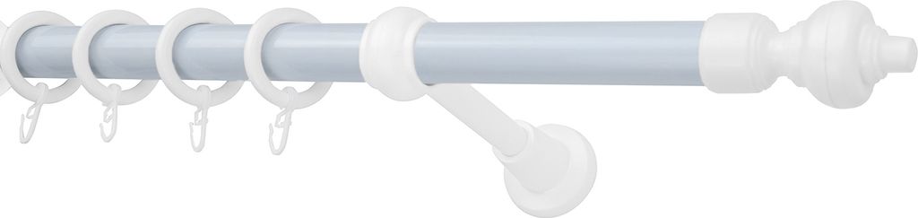 HEXIM Gardinenstange 4m kürzbar Vorhangstange 28mm Komplett Produktbild 