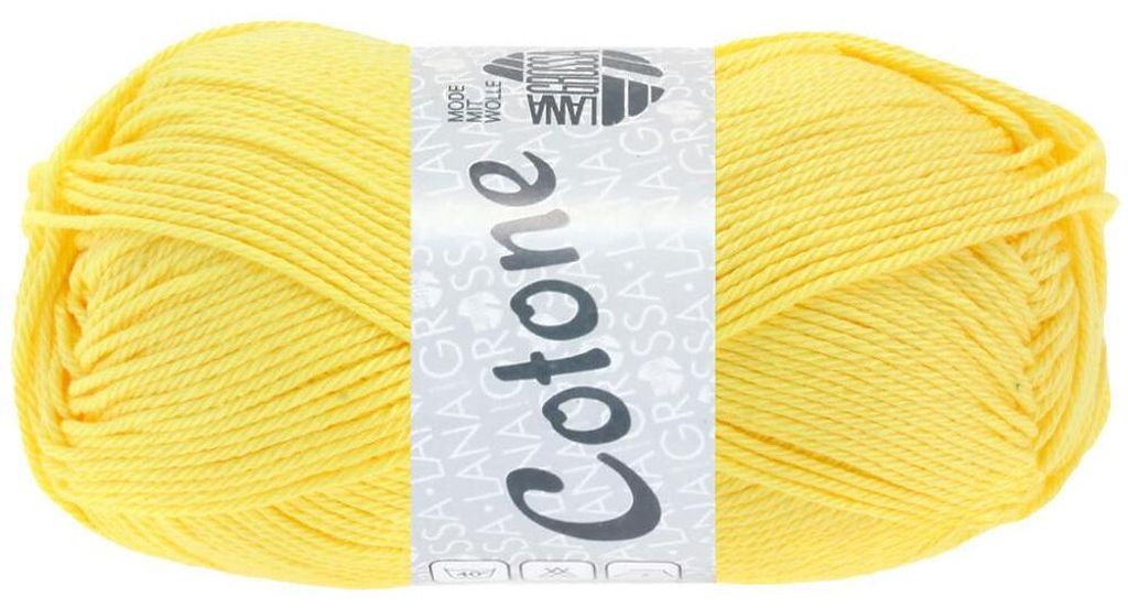 Lana Grossa - Cotone 0016 gelb Produktbild 