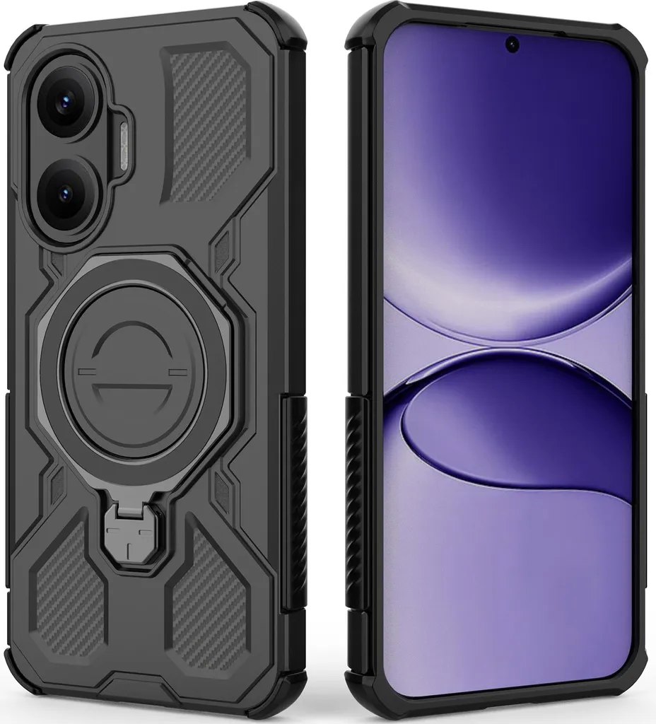 Cover Xiaomi Poco F7 e Redmi Turbo 4 Pro: Robusta con Anello e Magnete