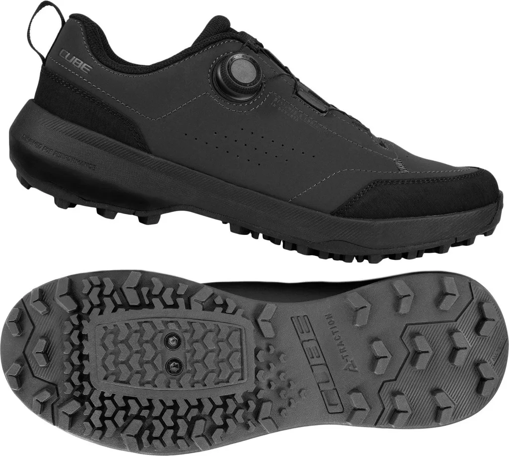 Cube Ox Pro Chaussures de Cyclisme à Serrage Rapide et Semelle Carbone