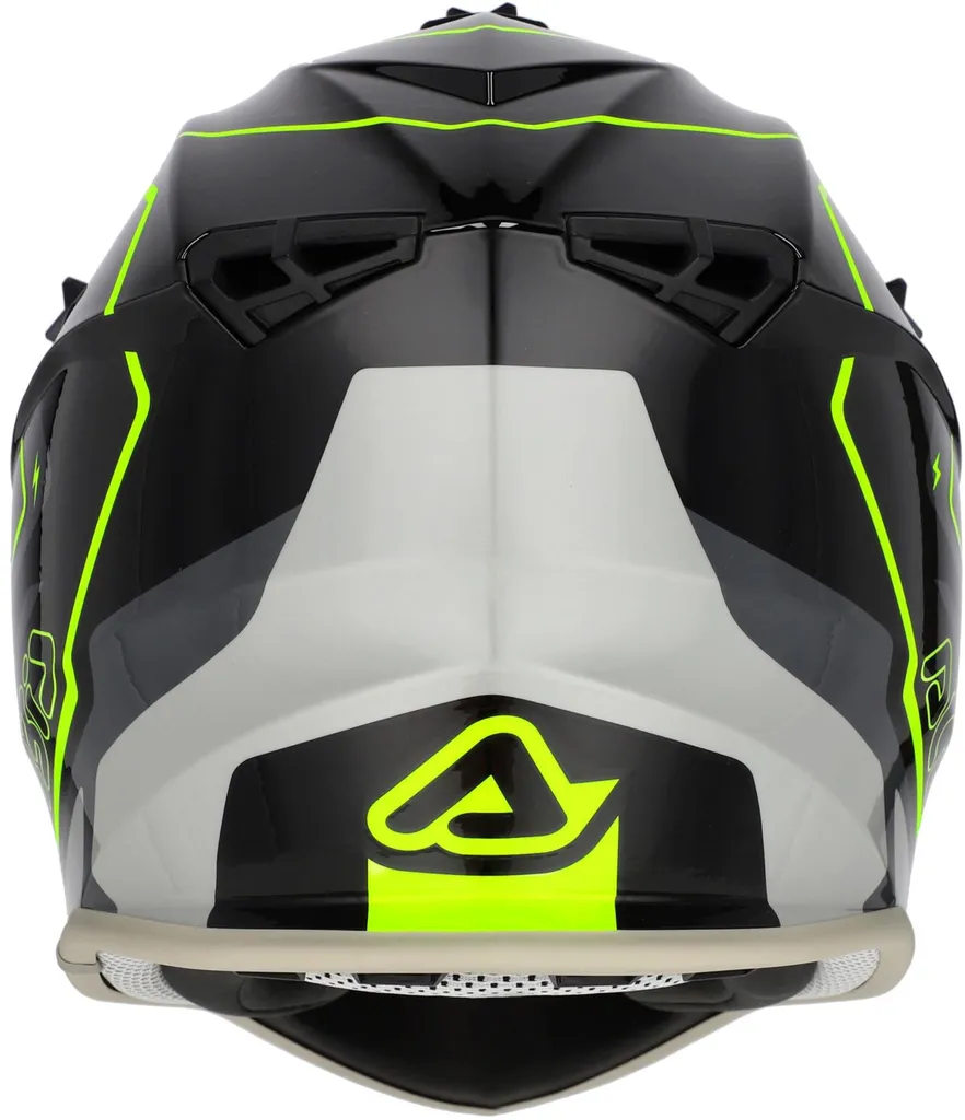 Casque Motocross Acerbis Linear 2026 Noir Gris Jaune Fluo Taille S - 5