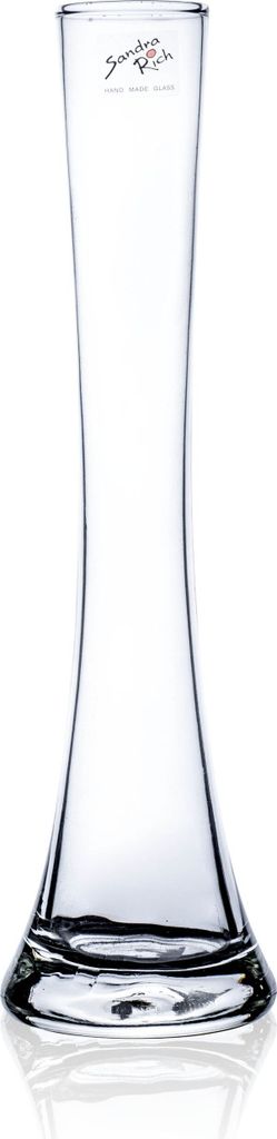 Glasvase von Sandra Rich Serie Solifleur transparent Höhe Produktbild 