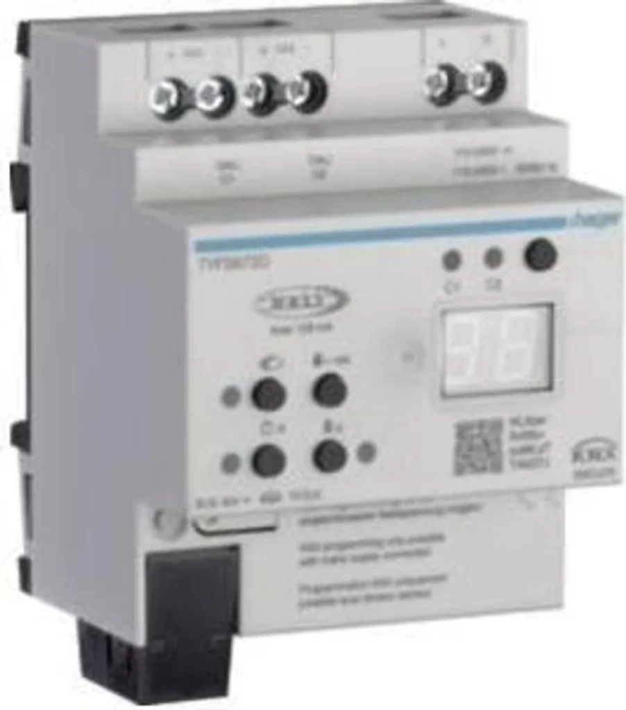 Hager TYFS672D Passerelle Secure 2 Voies KNX DALI 2 pour Eclairage Connecté