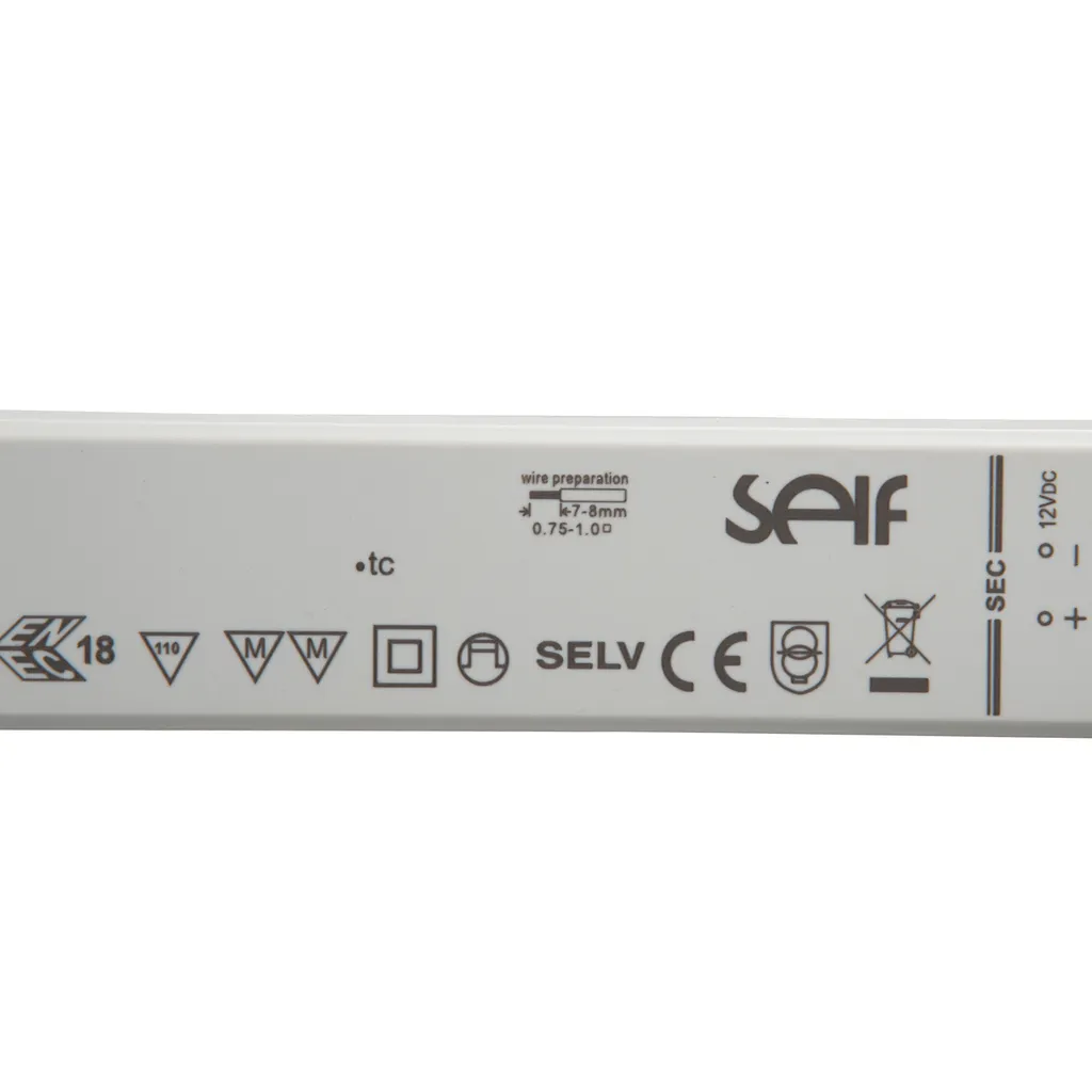 Alimentation LED 12V 75W IP20 SLT75-12VFG avec Protection Surcharge
