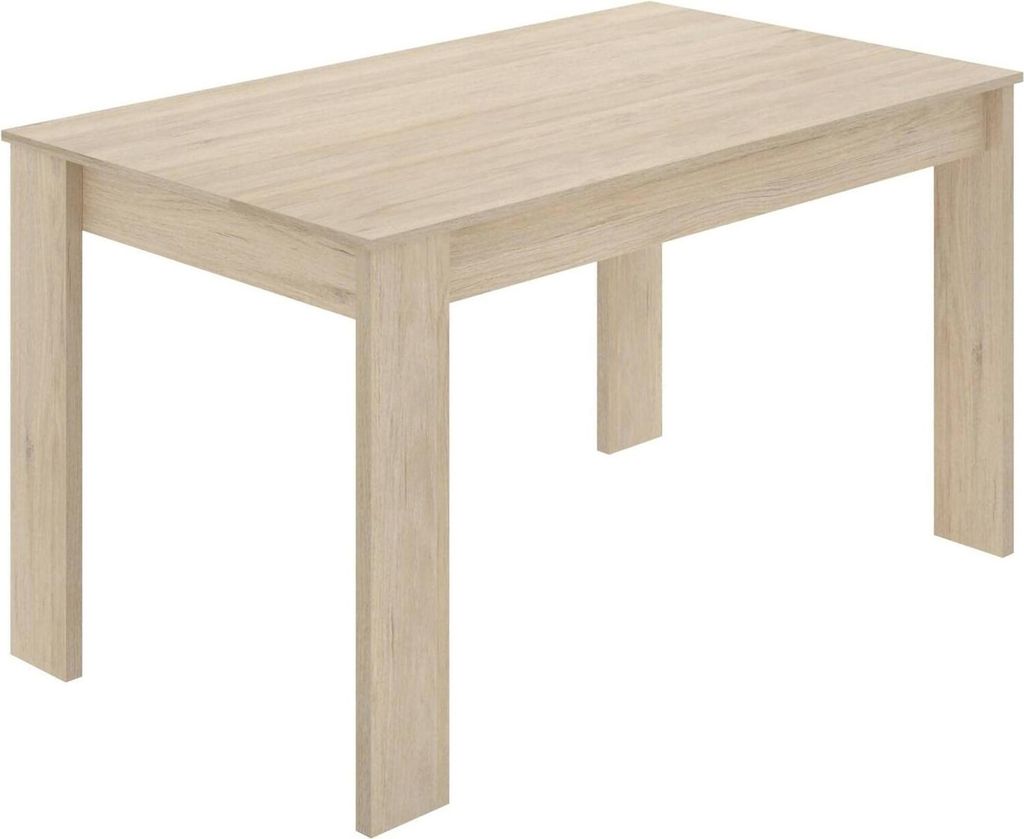 Dmora Tisch Censo 138.5x81x77h cm Braun 6 Plätze