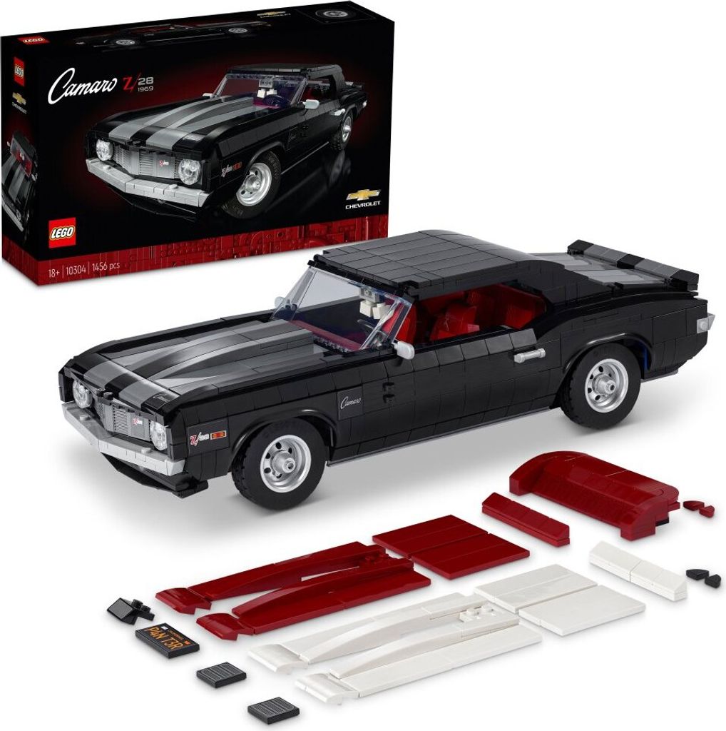 LEGO 10304 Icons Chevrolet Camaro Z28, modèle de voiture Image du produit 