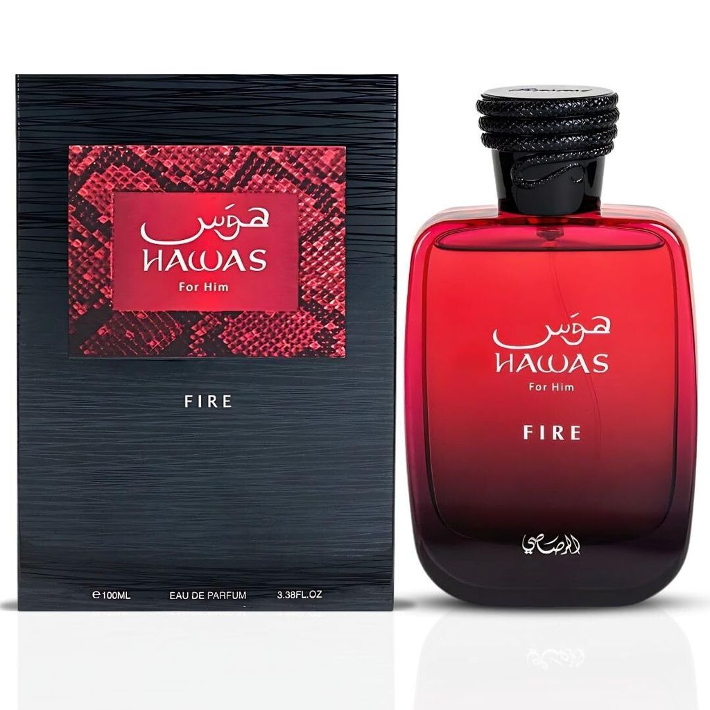A product shot of a perfume bottle and its box.