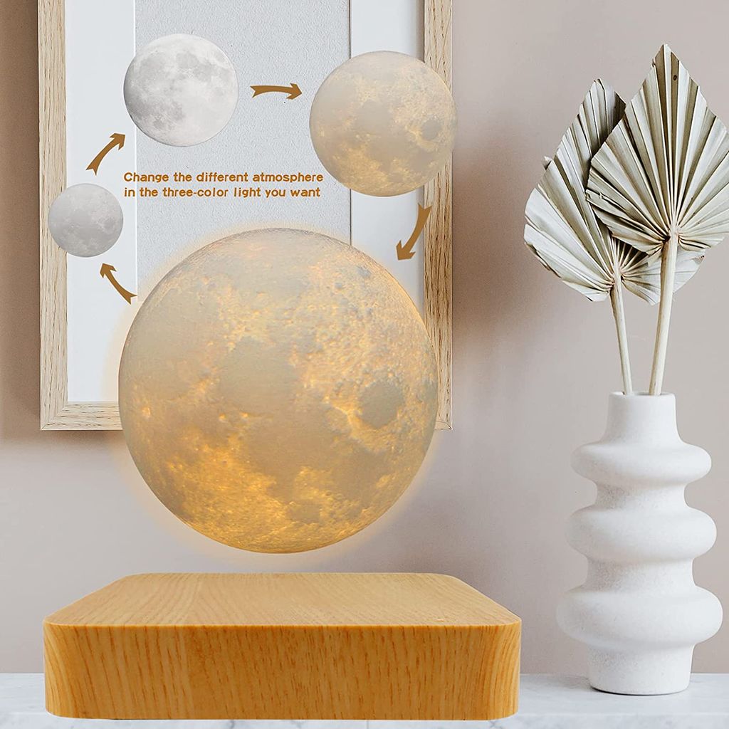 3D Mond Lampe für romantisches Mondlicht