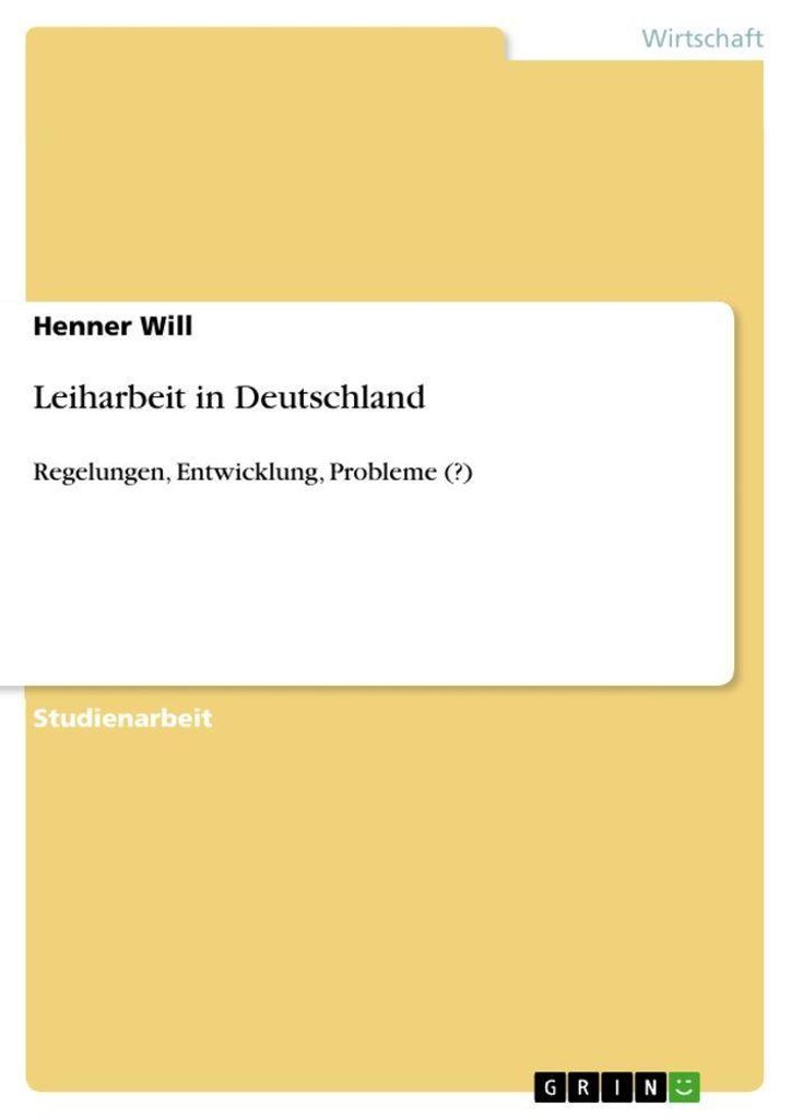 Leiharbeit in Deutschland