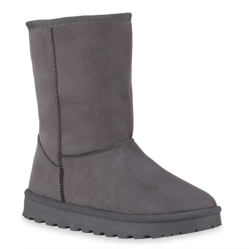 VAN HILL Damen Warm Gefütterte Schlupfstiefeletten Produktbild 