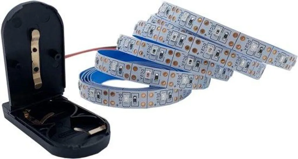 Éclairage LED rouge 3V CC flexible - Solution anti-éblouissement 1m