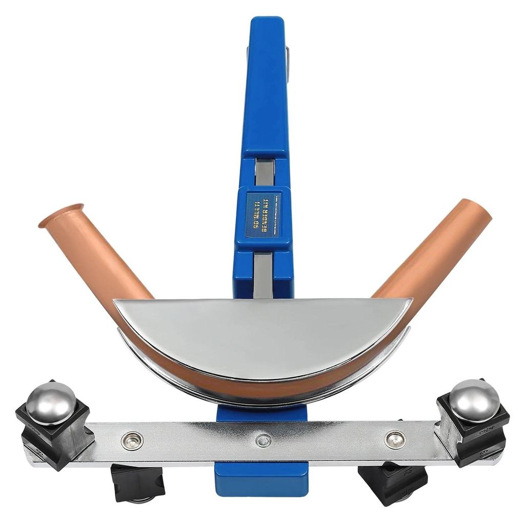 Manueller Rohrbieger - CT-999F Rohrbiegemaschine - Für Kupfer/Aluminiumrohre 6–22 mm - Stahlkonstruktion - Set - - Leuchtblau