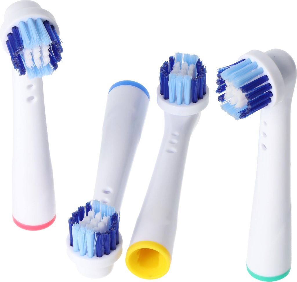 4 Stück Cleaning Brush V2 Ersatz-Zahnbürstenkopf für elektrische Zahnbürsten von Oral-B, passend z.B. für Oral-B D10, D12, D16, D12 und viele ...
