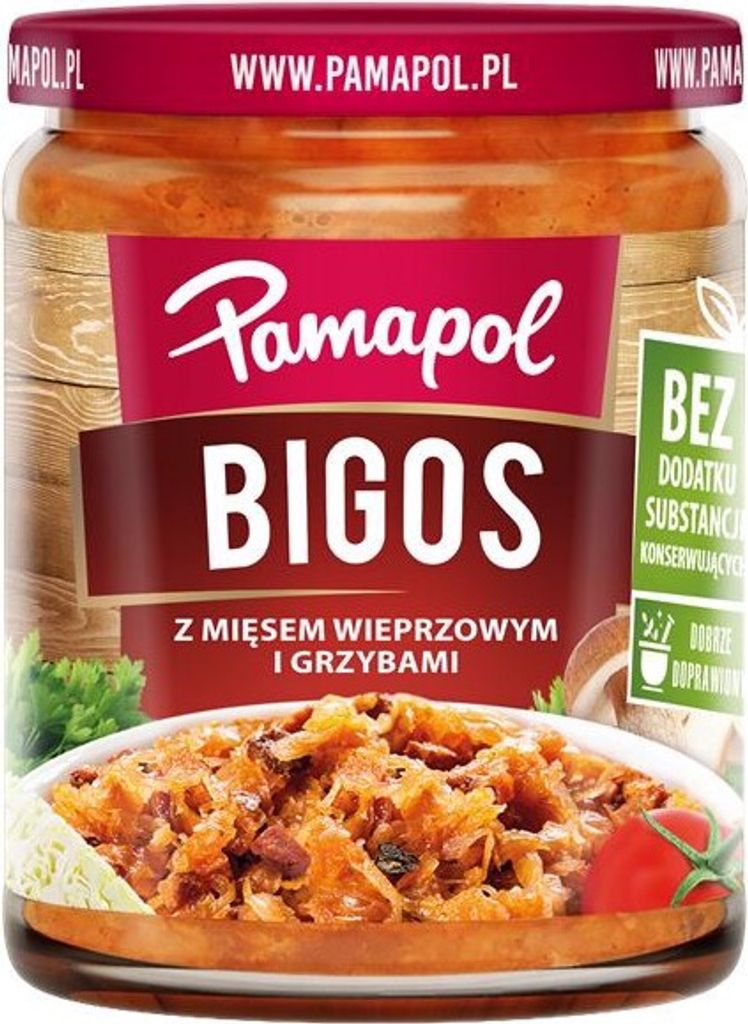 Pamapol « Bigos » Potée de choucroute cuite à la vapeur Image du produit 