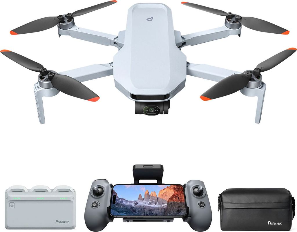 Potensic ATOM 2 GPS dron z kamerą 3-baterie i torba Zdjęcie produktu 