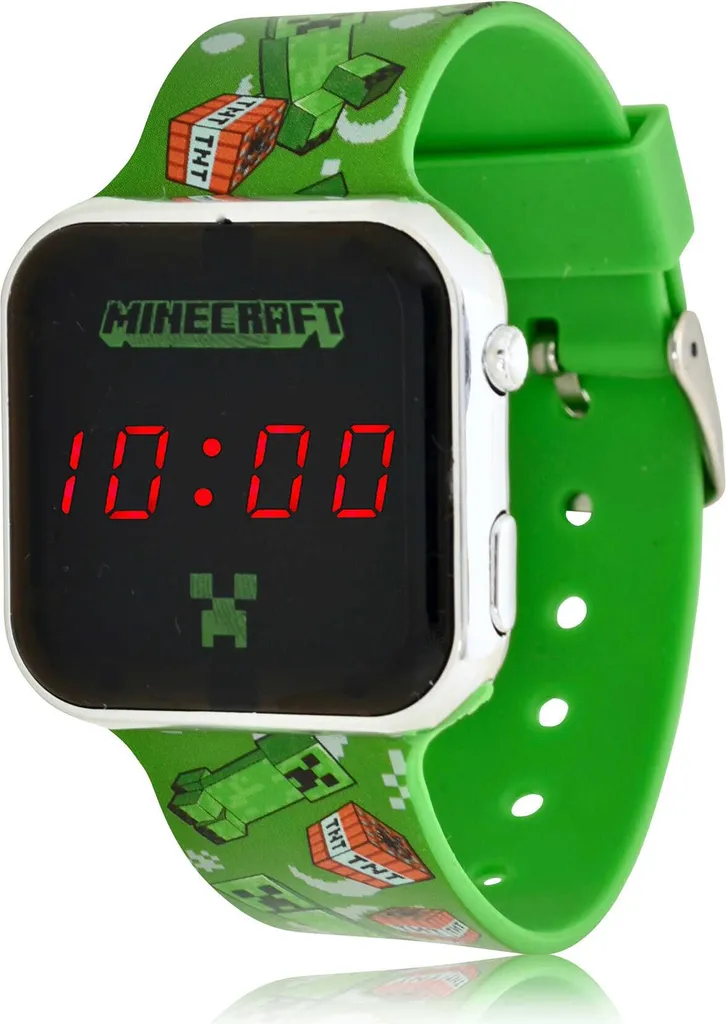 Montre LED Minecraft pour enfants MIN4129 - Montre digitale officielle